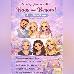 Sunday January 4th - 5 am
Bags & Beyond Train